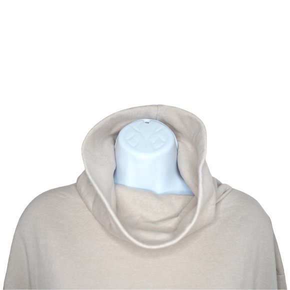 Junior’s Burnout Boxy Turtle Neck Top Mink / Gray - Picture 4 of 16